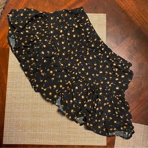 FOREVER 21 Floral flowy mini skirt